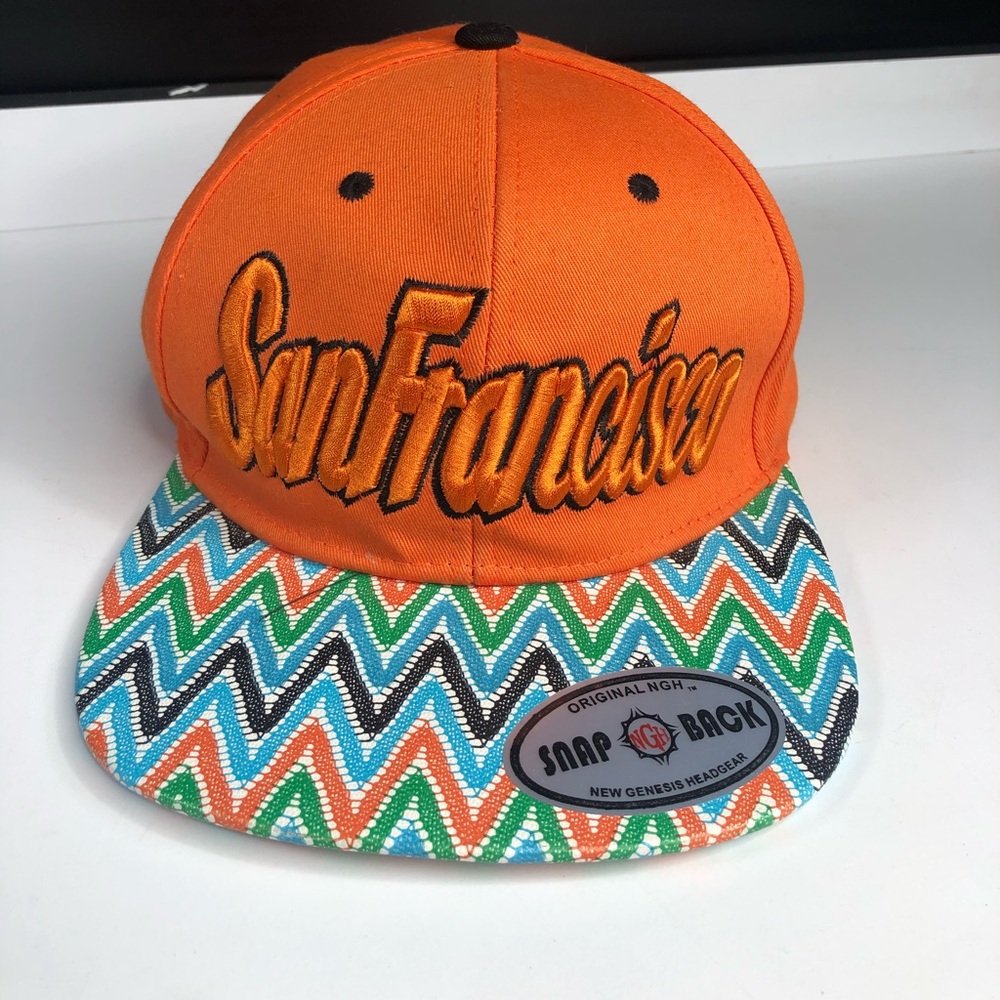 San Francisco Hat Sanpback Orange awesome design